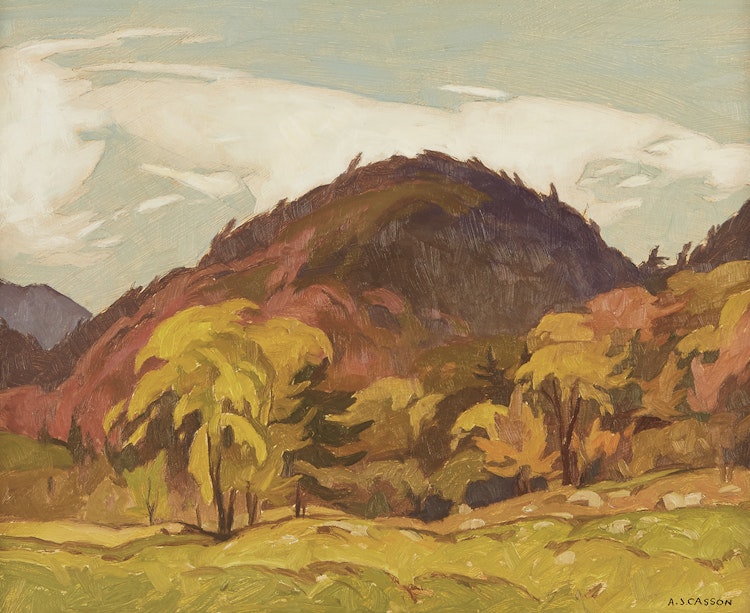 Artwork by Alfred Joseph Casson, September - Grenville, Quebec