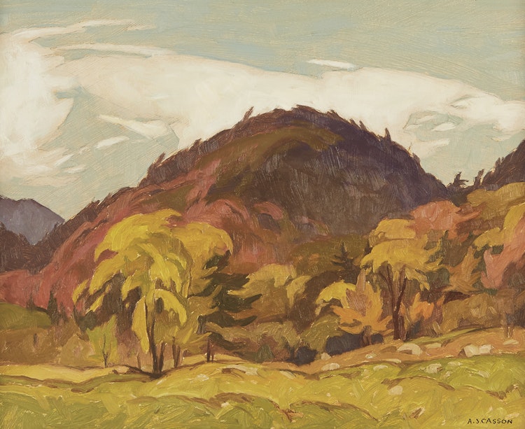 Artwork by Alfred Joseph Casson,  September - Grenville, Quebec