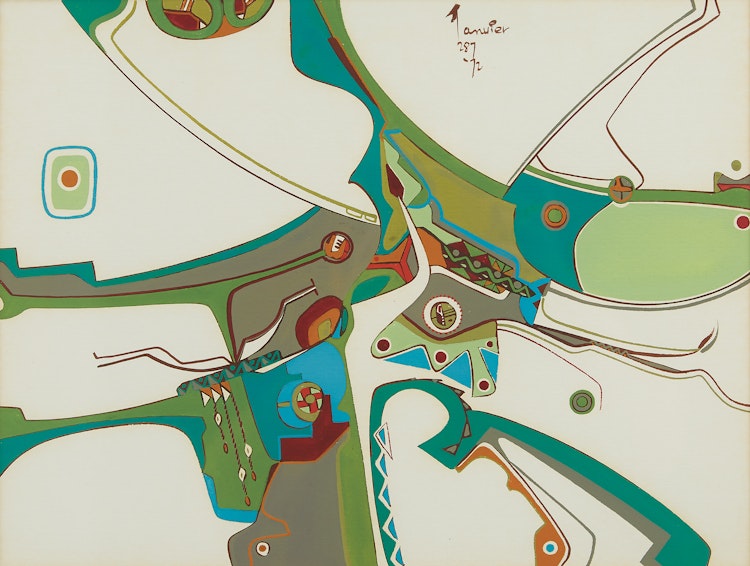 Artwork by Alex Simeon Janvier,  The Frank Breech