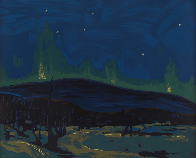 Artwork by Tom Thomson,  Northern Lights