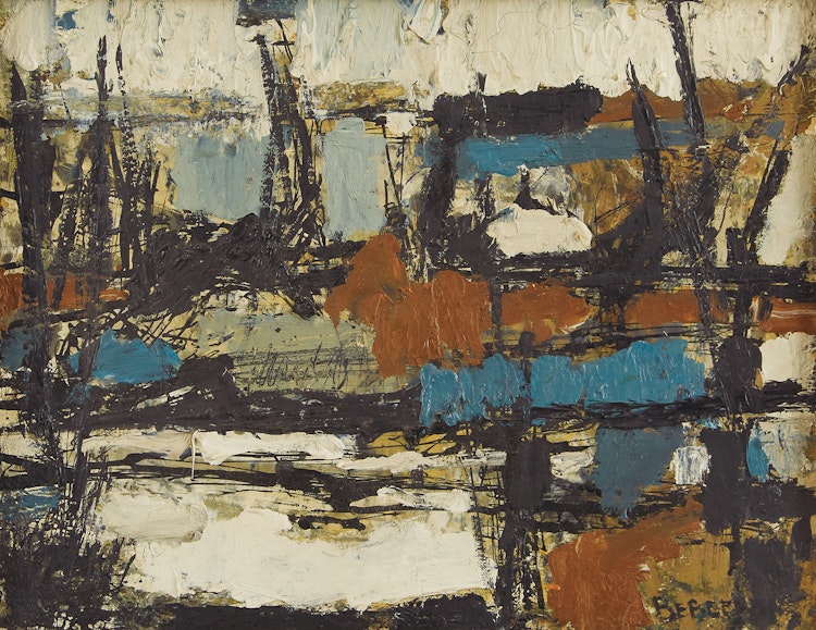 Artwork by Suzanne Bergeron, La jetée de Binie