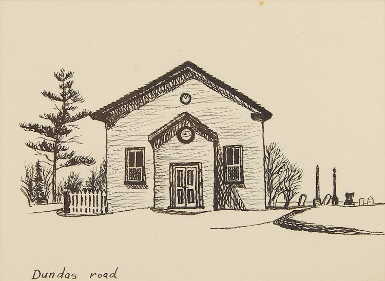 Artwork by Michael French, Dundas Road; Thornhill