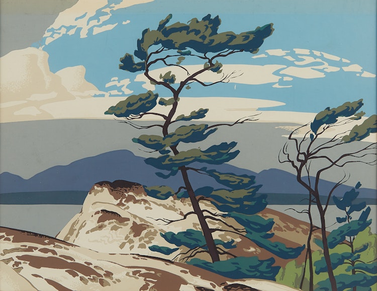 Artwork by Alfred Joseph Casson,  White Pine