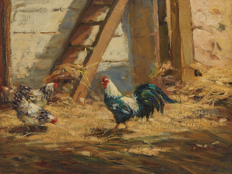 Artwork by Elizabeth Annie McGillivray Knowles, On the Farm