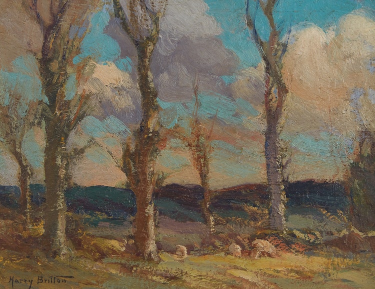 Artwork by Harry Britton, Spring - Lelant, Cornwall
