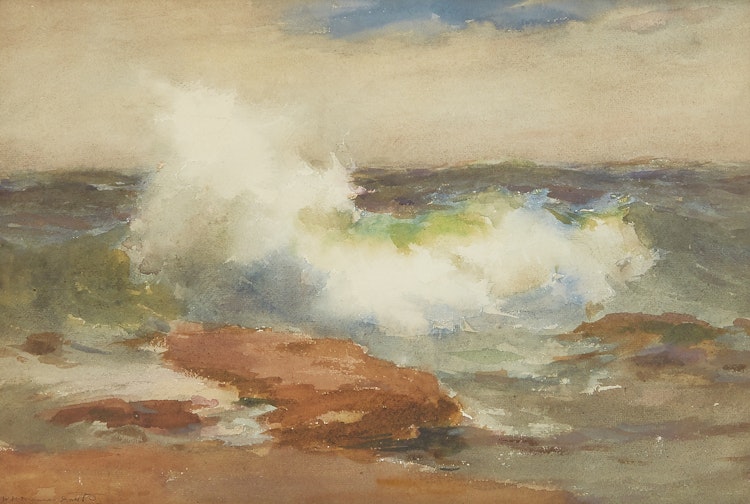 Artwork by William St Thomas-Smith,  Crashing Waves