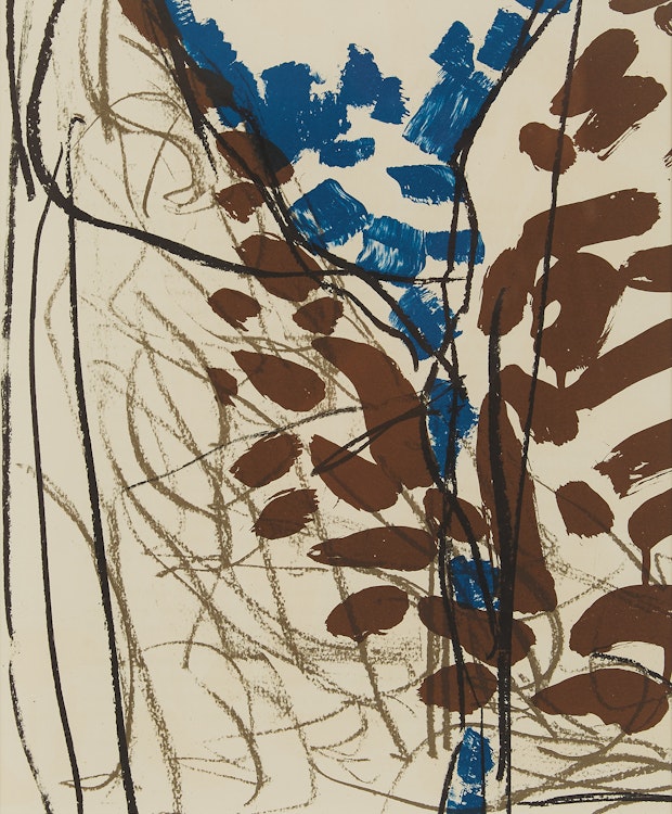 Artwork by Jean Paul Riopelle, Derrière le miroir