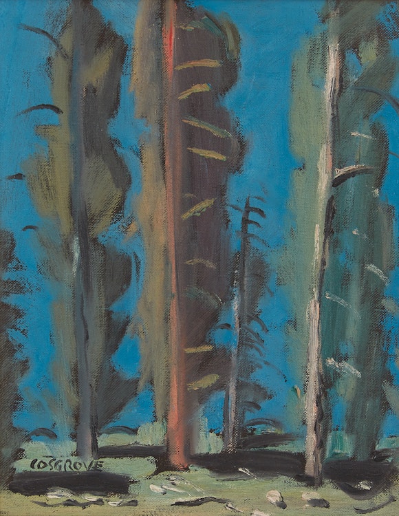 Artwork by Stanley Morel Cosgrove, Paysage au ciel bleu