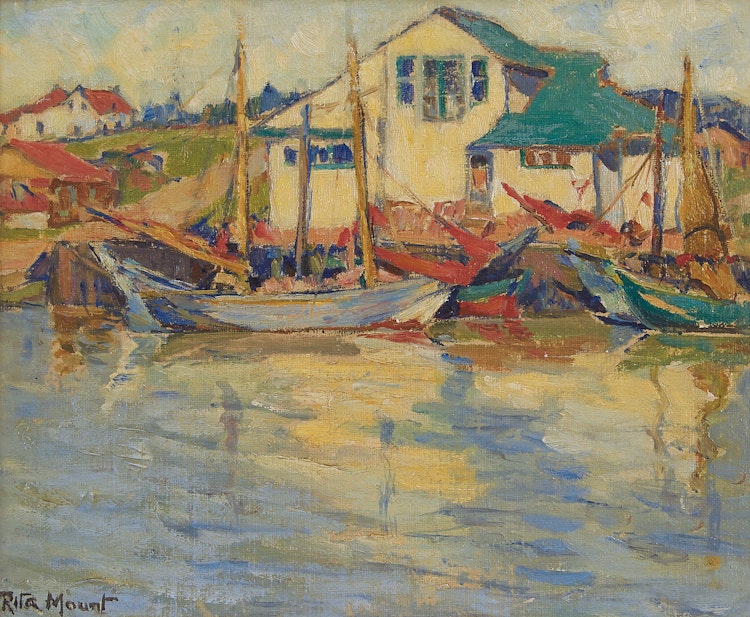 Artwork by Rita Mount, L’Anse à Beaufils, Gaspé