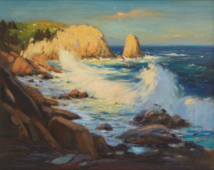 Artwork by Frank Shirley Panabaker, Seascape