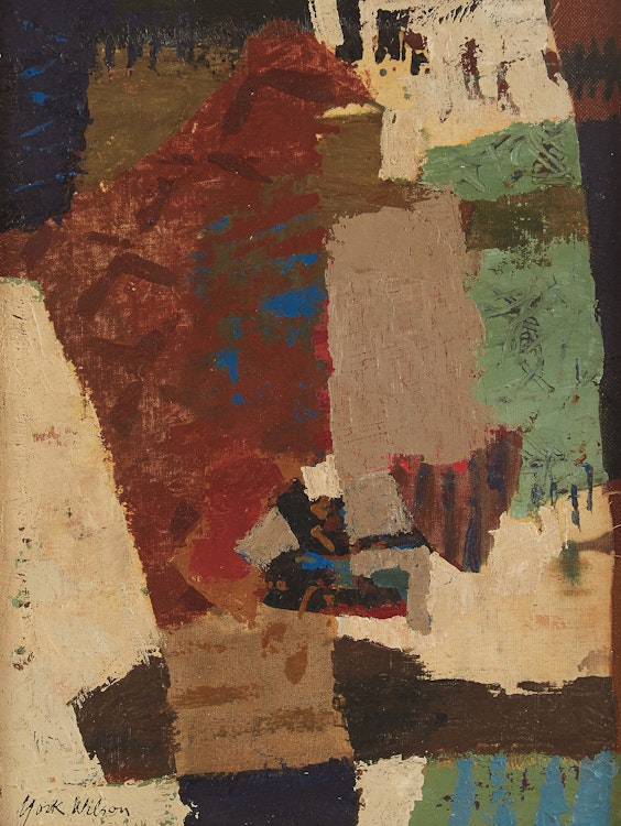 Artwork by Ronald York Wilson, Bowery Wall