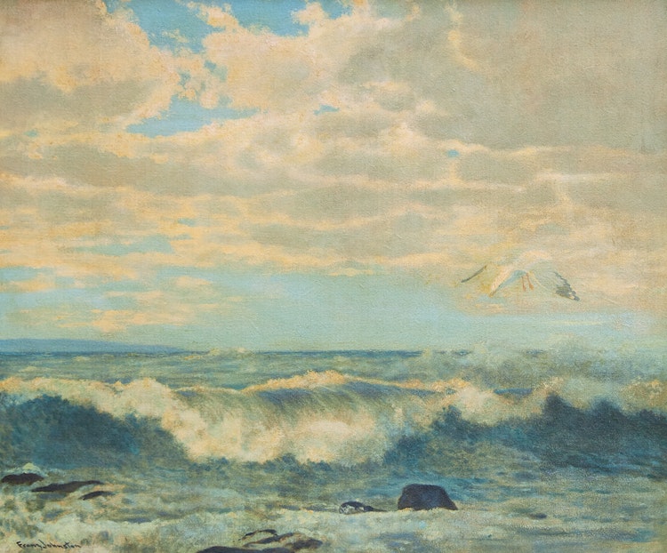 Artwork by Frank Hans Johnston, The Voice of the Bay