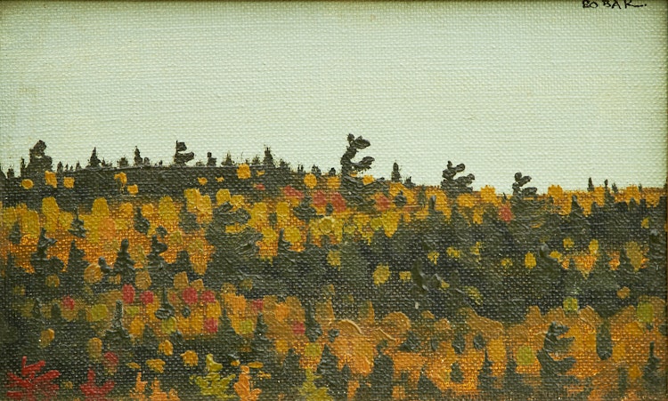 Artwork by Bruno Joseph Bobak, Fall Evening