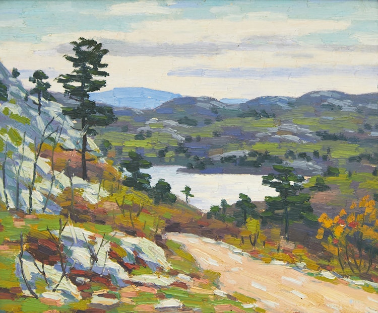 Artwork by George Thomson, Spring in the Northland