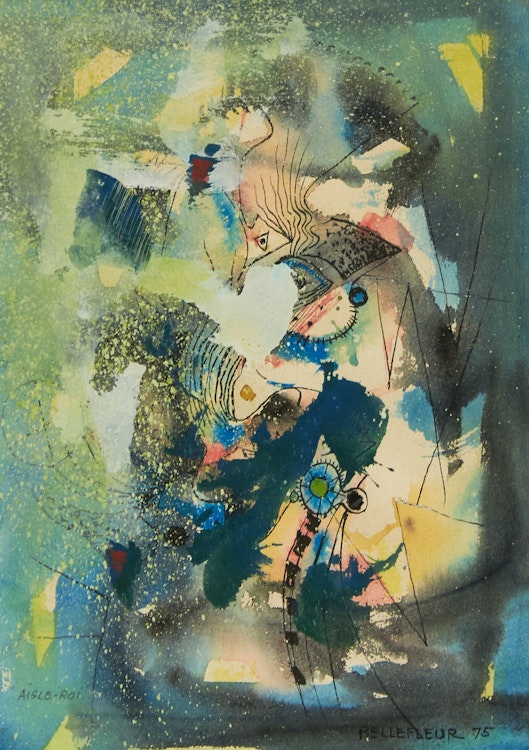 Artwork by Léon Bellefleur, Aigle-Roi