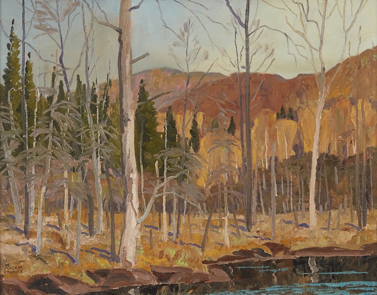 Artwork by Joachim George Gauthier, Swamp in Haliburton