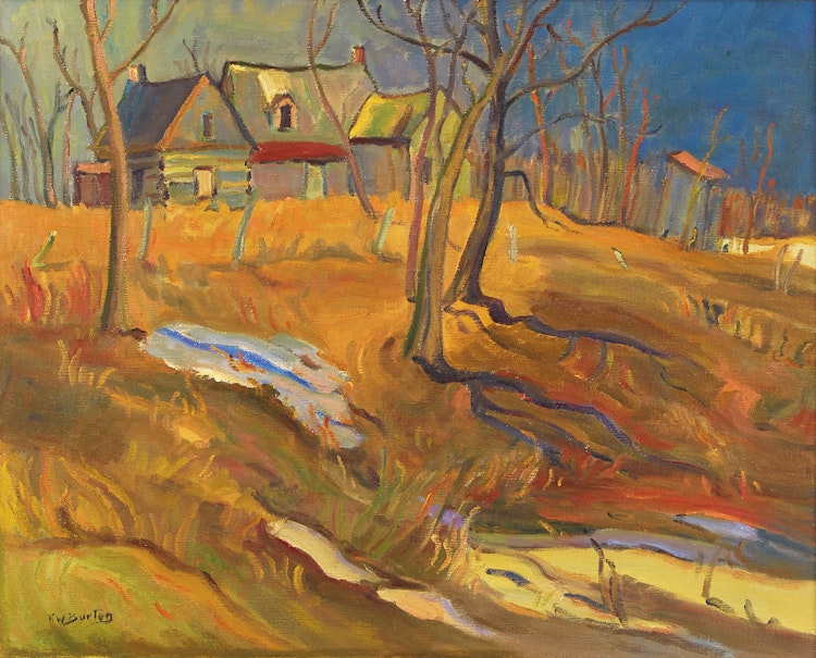 Artwork by Ralph Wallace Burton,  Old Farm