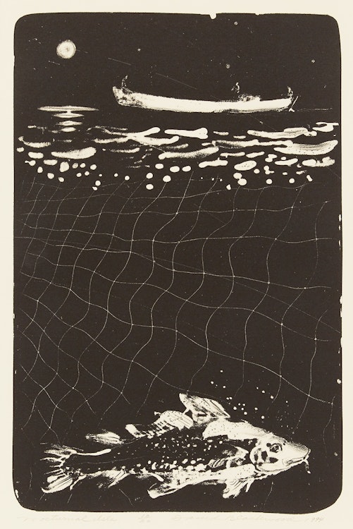 Artwork by David Lloyd Blackwood, Nocturnal Isle