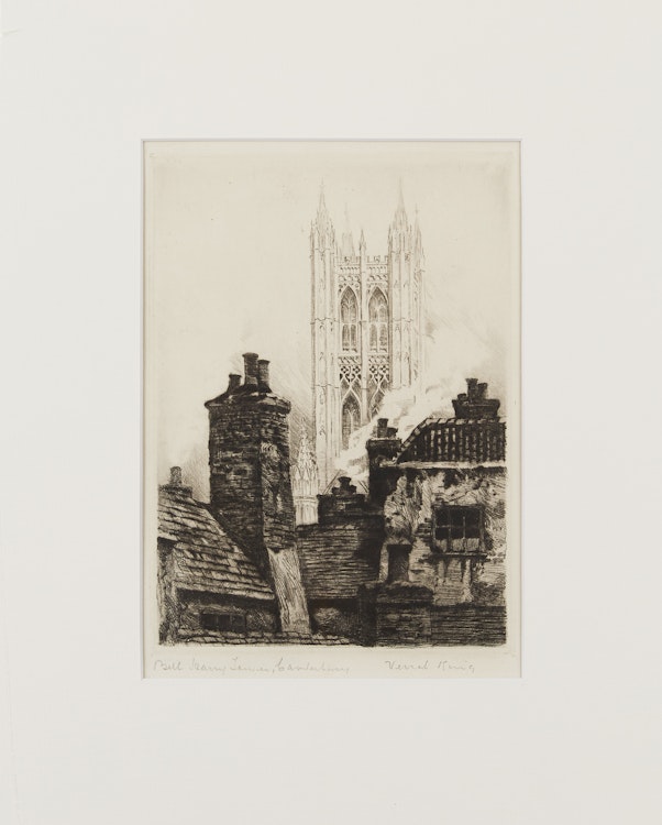 Artwork by Verrall King, Bell Harry Tower, Cantebury