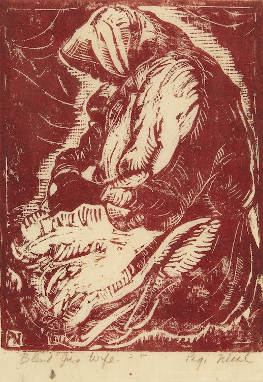 Artwork by Pegi Nicol MacLeod, Blind Joe’s Wife