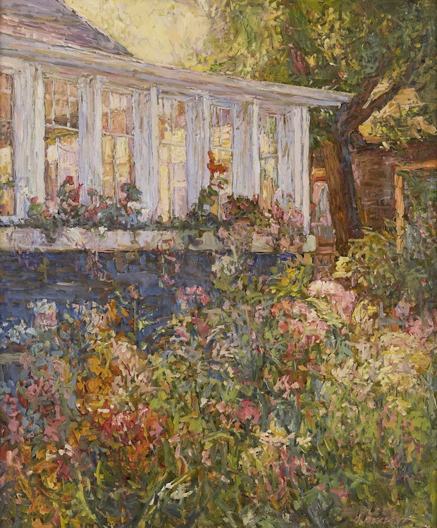 Artwork by Donald Besco,  Sun Porch