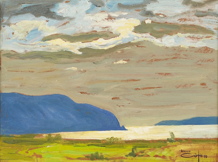 Artwork by Bruno Cote, Bas de la Baie, Baie St-Paul