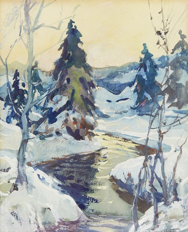 Artwork by Harry Britton, Winter Evening