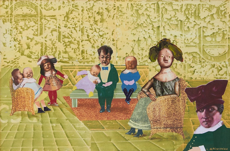 Artwork by Louis de Niverville, Sunday Visit