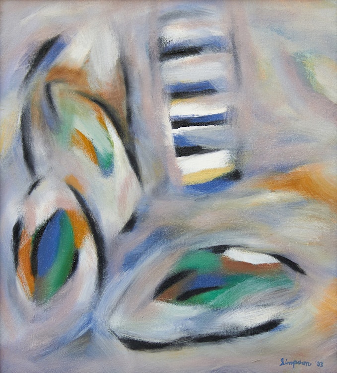 Artwork by Gregg Simpson, Escalier