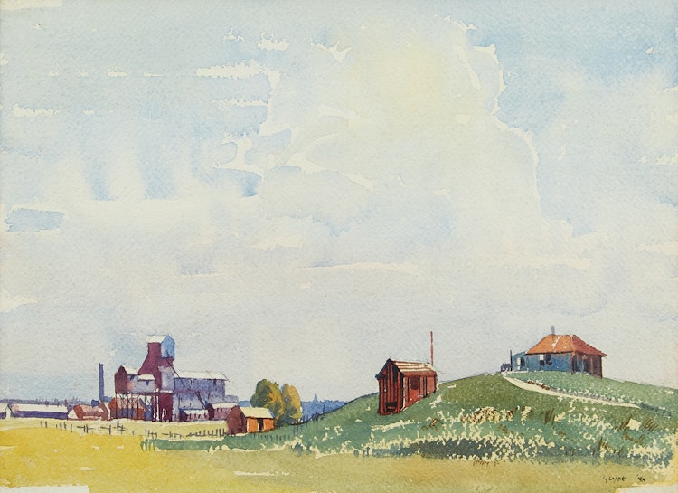 Artwork by Henry George Glyde, Near Vegreville