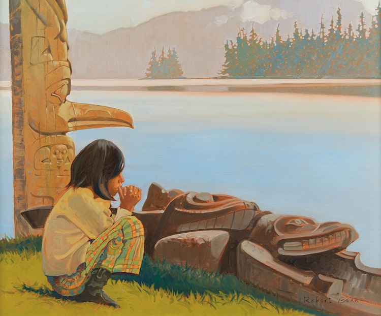 Artwork by Robert Genn, Deirdre Watching