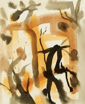 Artwork by Paul-Émile Borduas, Abstract Composition