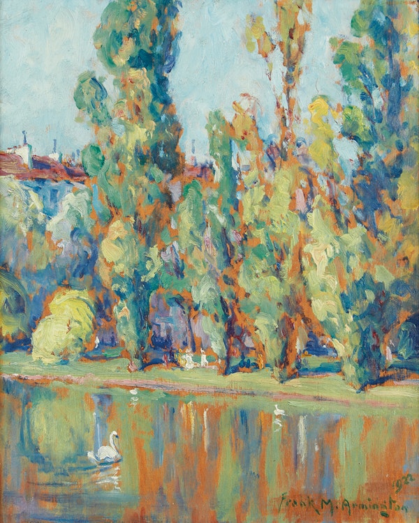 Artwork by Frank Milton Armington, Parc de Montsouris, Paris