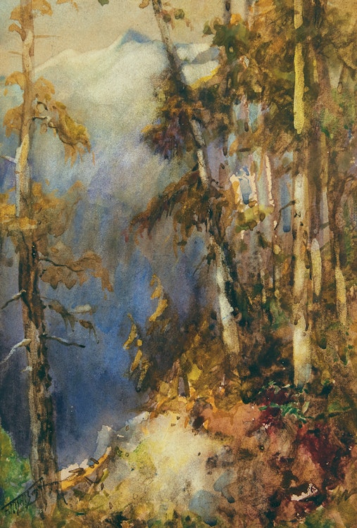 Artwork by Frederic Marlett Bell-Smith, In the Selkirks, BC