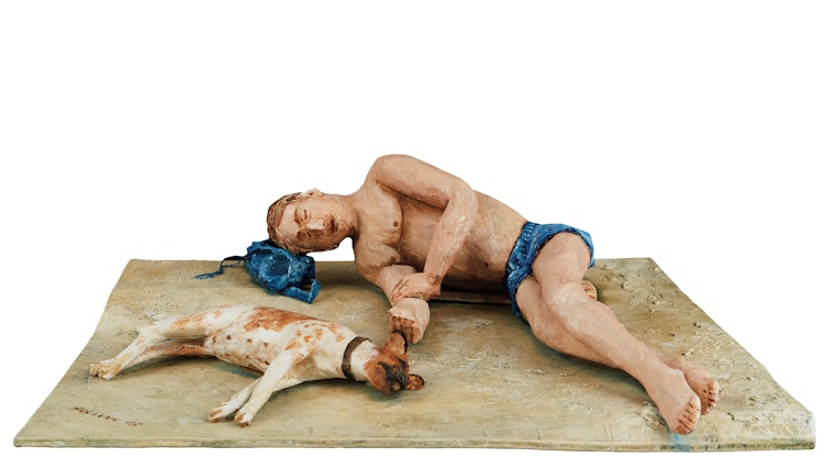 Artwork by Susan Longmire, Let Sleeping Dogs Lie