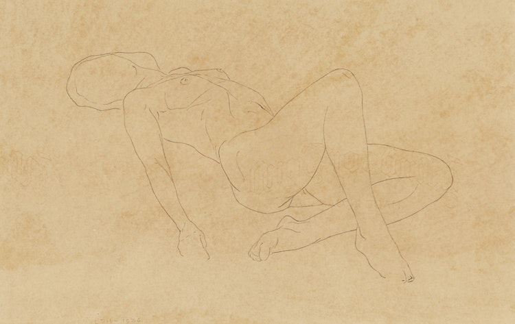 Artwork by Lawren Phillips Harris,  Female Nude