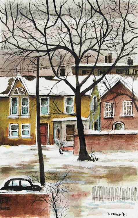 Artwork by Albert Jacques Franck, Chestnut Street