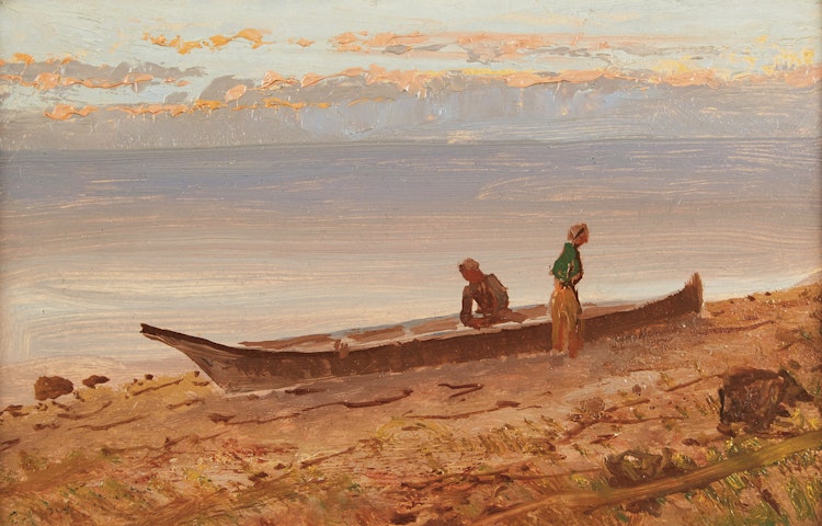 Artwork by Thomas Mower Martin, Coast Near Victoria, BC