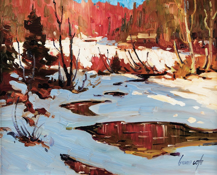 Artwork by Bruno Cote, Spring, Montebello