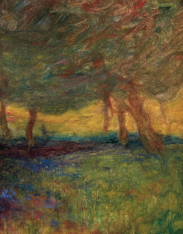 Artwork by Charles de Belle, Forest Interior