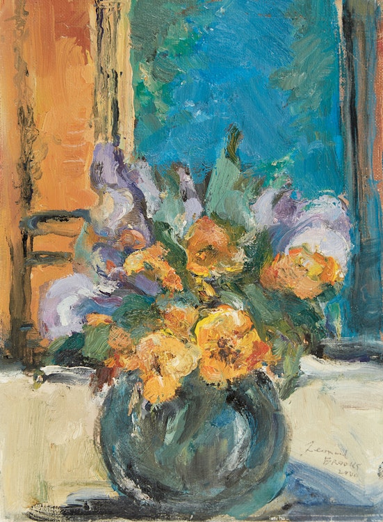 Artwork by Frank Leonard Brooks, Mexican Flowers