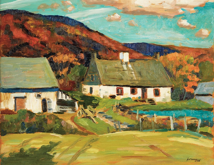 Artwork by Charles Anthony Law,  Old House, Quebec