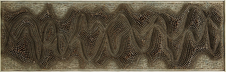 Artwork by David Gerry Partridge, Sound Waves #6 - Four Party Line
