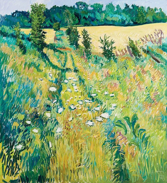 Artwork by John Anderson, Track Down to the Ripe Barley
