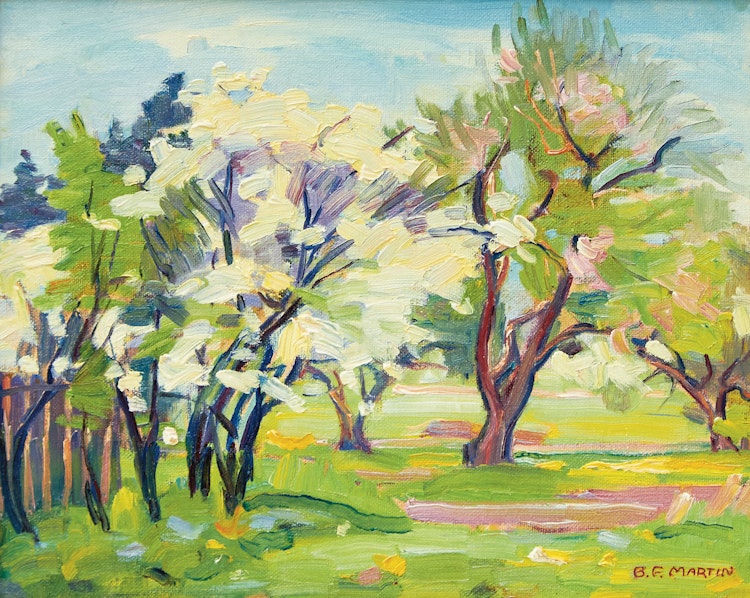 Artwork by Bernice Fenwick Martin,  In the Orchard