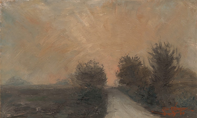 Artwork by Tom Thomson, Road Near Leith