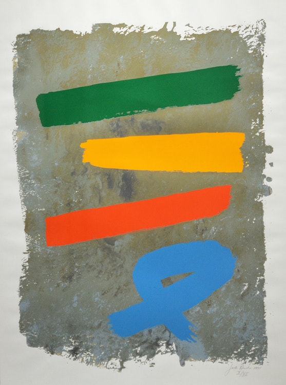 Artwork by Jack Hamilton Bush,  Three and Blue Loop