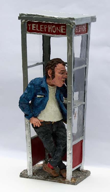 Artwork by Patrick Amiot, Phone Booth