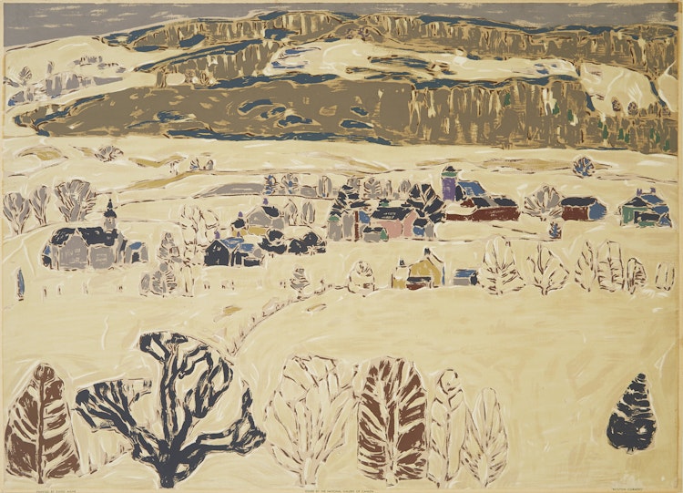 Artwork by David Brown Milne, Boston Corners