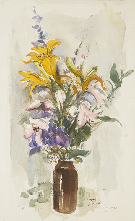 Artwork by Frank Leonard Brooks, Mexican Bouquet
